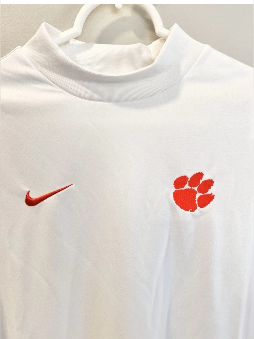 NEW Nike Golf Tour Performance Dri-Fit Clemson Tigers Long Sleeve Shirt Sz 4XL - Picture 3 of 4